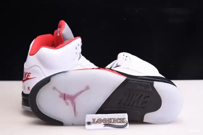 Reps TBK Silver (2020) 5 Red Jordan Retro DA1911-102 Fire Tongue Air 0523